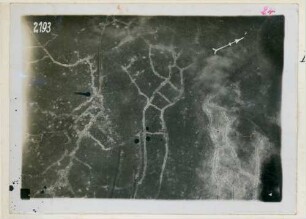 Foto des Geländes nördlich von (Beaumont-) Hamel (Luftbild)