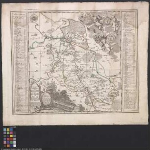 Geografische Delineation des Stiftsamtes Wurzen mit den Ämtern Eilenburg und Düben