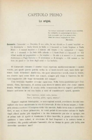 Capitolo primo. Le origini