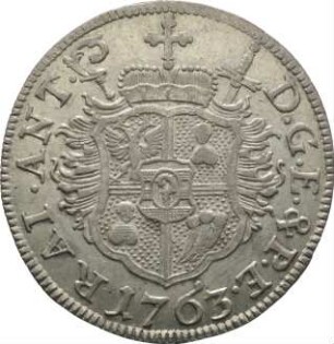 Münze, 10 Kreuzer, 1/12 Taler, 1763
