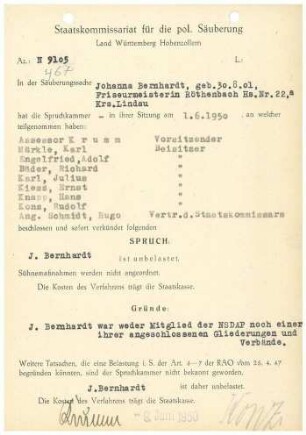 Bernhardt, Johanna