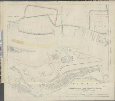 Blatt VI. : Grosse Feddel. Kleiner Grasbrook. Baakenwärder. Hamburg.