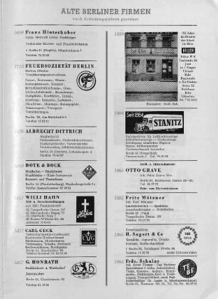 Alter Berliner Firmen
