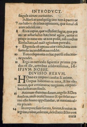 Divisio Rerum.