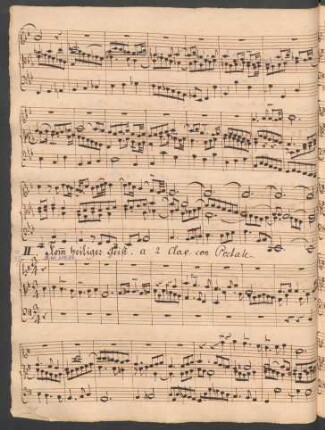 Komm heiliger Geist Herre Gott; org; G-Dur; BWV 652