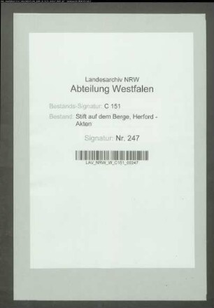 Verteilung der Einkünfte aus zwei vakanten Präbenden