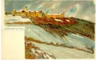 Das winterliche Kahlenberg bei Wien