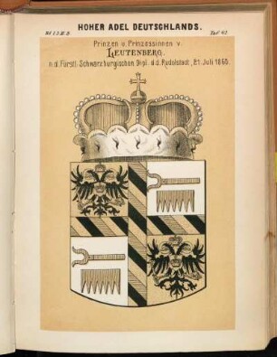 Taf. 42. Prinzen u. Prizessinnen v. Leuchtenberg.
