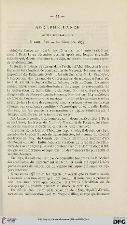Adolphe Lance: notice biographique