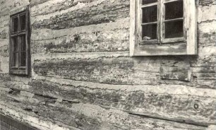 Wohnhaus in Burg -Kolonie : Stare domske w Prizarskich Bórkowach