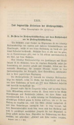 385-397 Das dogmatische Kriterium der Kirchengeschichte : IV.