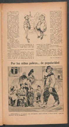 Por los niños pobres ... de popularidad - [Caricatura]