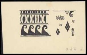 Zeichnung 16. Ornamentdetails