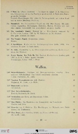 Waffen (Nr. 530-545)