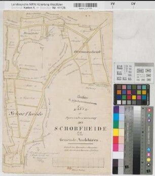 Amelsbüren (Münster), Teilung der Schorfheide, Reinkarte