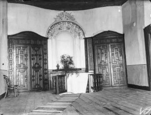 Gebäudeansicht : Innenraum eines Renaissancehauses in der Altstadt von Plovdiv, Bulgarien