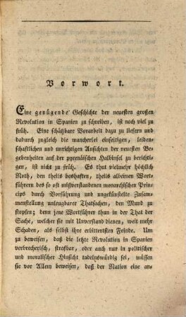 Spaniens neueste Geschichte 1812 - 1820