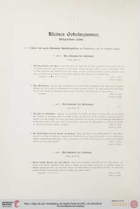Kleines Gobelinzimmer (Nr. 9-37)