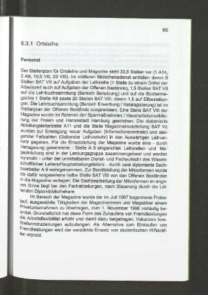 6.3.1 Ortsleihe