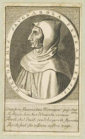 Bildnis des Hieronymvs Savonarola