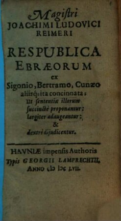 Respublica Ebraeorum