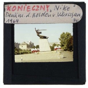 Warschau, Konieczny, Denkmal der Warschauer Helden