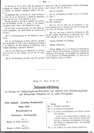 Beilagen zu Protokoll, 10.-13. Sitzung
