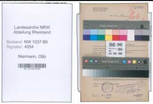 Entnazifizierung Otto Niermann , geb. 17.05.1895 (Arzt)