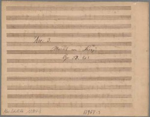 Jubel-Marsch; E|b; pf; op. 33/3 - BSB Mus.Schott.Ha 12907-3