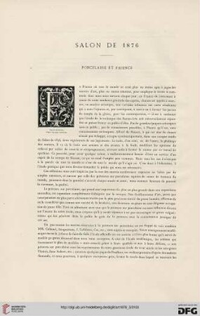 2: Salon de 1876 : porcelaine et faience