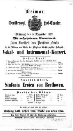 Vokal- und Instrumental-Konzert