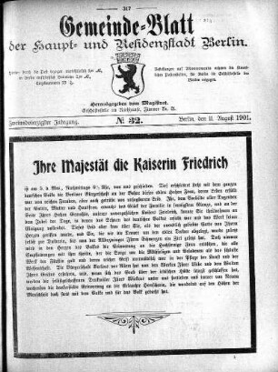1901,32: No. 32, 11. August 1901