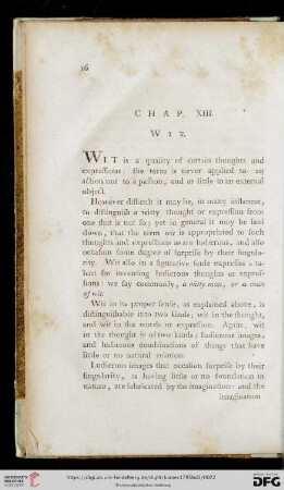 Chap. XIII: Wit