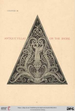 Chapter III. Antique Villas on the shore
