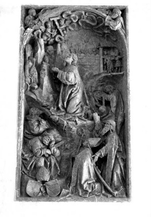 Epitaph für Bischof Heinrich von Lichtenau: Ölbergszene mit heiligem Andreas und Bischof Heinrich von Lichtenau