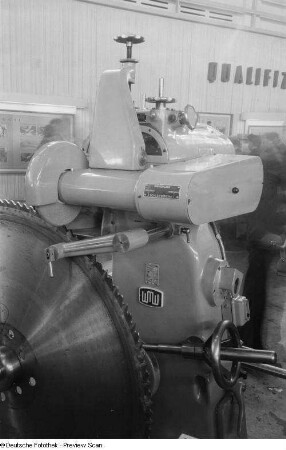 Werkzeugmaschine der VVB Werkzeugmaschinen und Werkzeuge Chemnitz (WMW), Technische Messe 1953