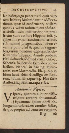 Anatomia Viperae.