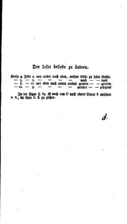 Der Leser beliebe zu ändern.