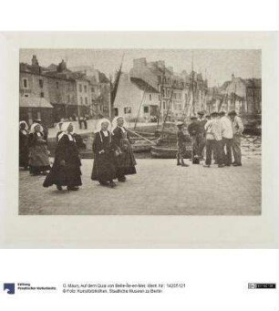 Auf dem Quai von Belle-Île-en-Mer