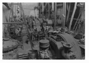 Industrie-Kraftwerk. Maschine 5, Pumpenraum : Lauta (Niederlausitz). Industrie-Kraftwerk. Maschine 5, Pumpenraum
