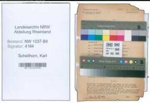 Entnazifizierung Karl Schellhorn , geb. 00.00.1894 (Kriminalbeamter)