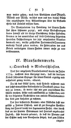 IV. Blaufarbenwerke.