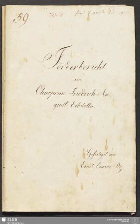 Förderbericht von Churprinz Friedrich August Erbstolln - 18.6708 4.