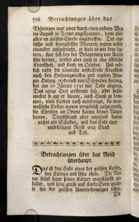728-782, Betrachtungen ueber das Reich ueberhaupt