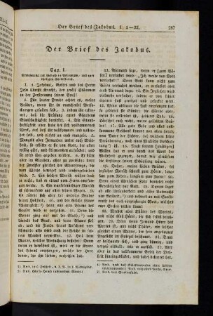 287-291, Der Brief des Jakobus