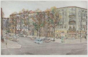 Eberhard Franke: Pariser Straße in Berlin-Wilmersdorf, 1986