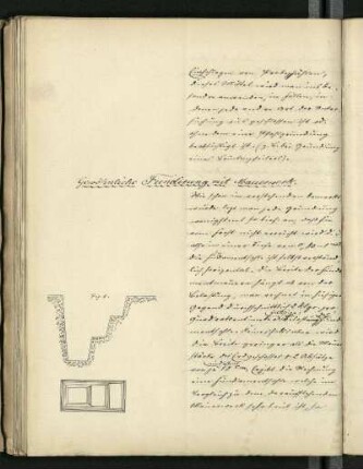 Gewöhnliche Fundirung mit Mauerwerk