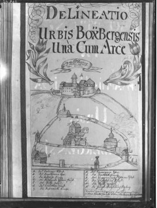 Boxberg Thesaurus Palatinus De Lineation Urbis BöxBergensis Una Cum Arce