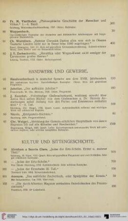 Handwerk und Gewerbe (Nr. 93-97)