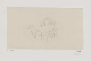 Fünf Hunde, aus: Octave Mirbeau, "Dingo", Paris 1924